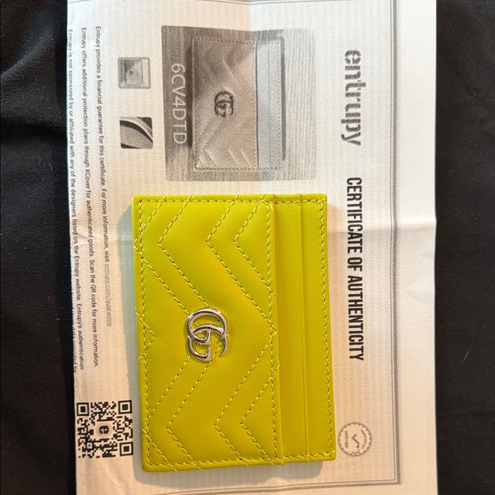 Gucci Bright green Card Holder
